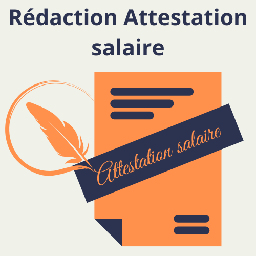 Rédaction Attestation de Salaire